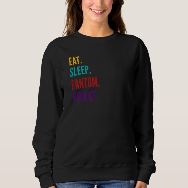 Moletom Criptografia fantasma Comer fantasma do adormecime (Frente)