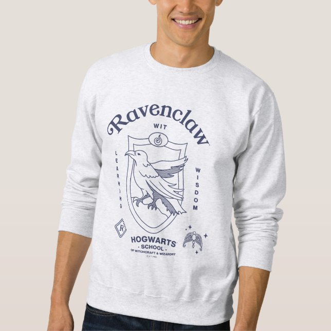Moletom Crista de Sabedoria e Aprendizado RAVENCLAW™ (Frente)