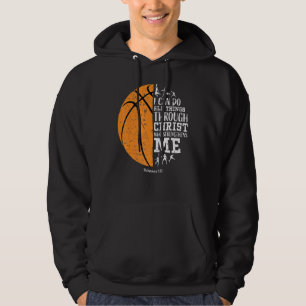 Moletom Cristão de Basquete Meninos Religiosos