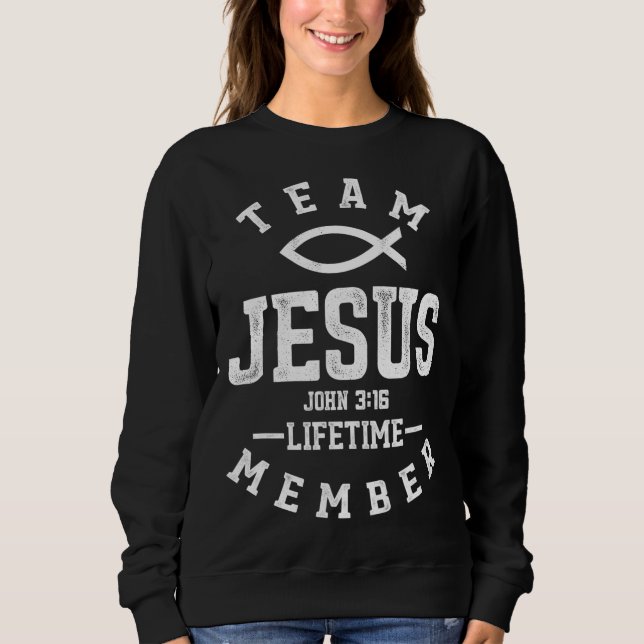 Moletom Cristão Presente Equipe Jesus Deus Religioso (Frente)