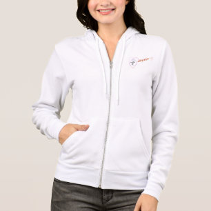 Moletom Cristo é o Cheio-chave das mulheres - Zip Hoodie