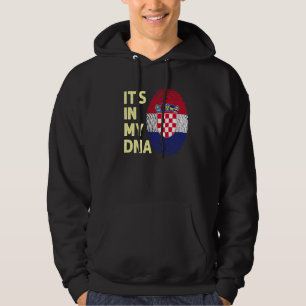 Moletom Croácia No Meu Dna - Equipe De Bandeira Croata Cro