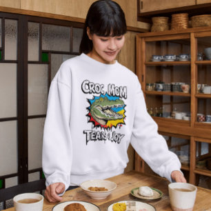 Moletom Croc Mãe Funny Alligator Roupa