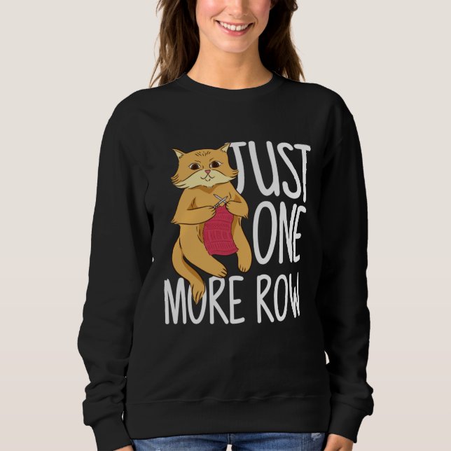 Moletom Crocheting Knitting Cat (Frente)