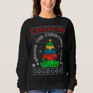 Moletom Crocin em torno da árvore de Natal