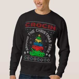 Moletom Crocin em torno da árvore de Natal
