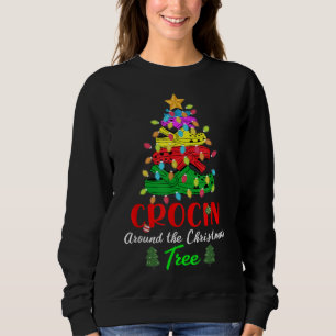 Moletom Crocin em torno da árvore de Natal Engraçado Árvor