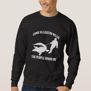 Moletom Crocodilo Aligator Masculino Para Amante De Aligat