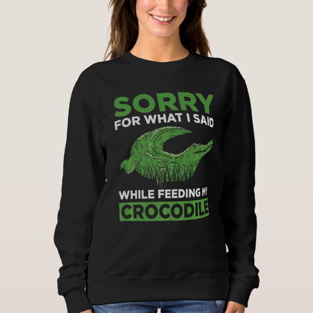Moletom Crocodilo Alligador De Mens Para Alligadores Croco (Frente)