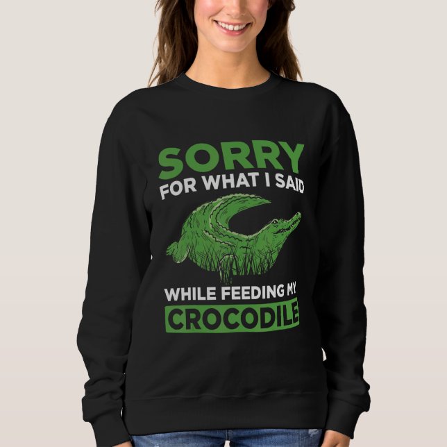 Moletom Crocodilo Alligador De Mens Para Alligadores Croco (Frente)