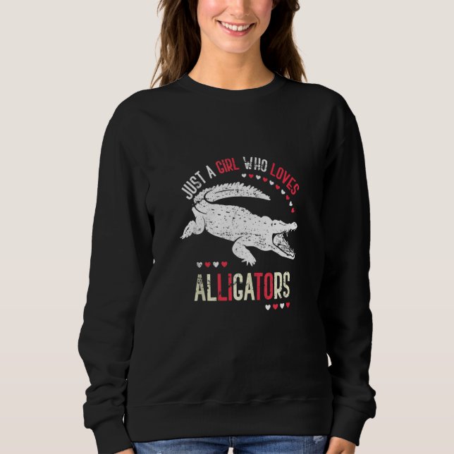 Moletom Crocodilo de mulheres répteis com ligador Crocodil (Frente)