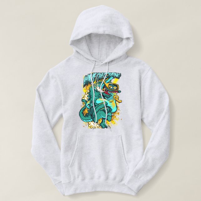 Moletom Crocodilo louco 🐊 (Frente do Design)