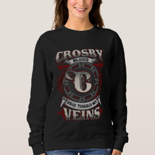 Moletom Crosby Family Name, Corre Pelas Minhas Veias