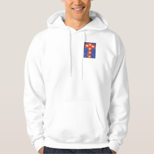 Moletom Cross Motif Men's American Roupa Fleece