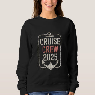 Moletom Cruise Crew 2025 Trip Vacation Men Anchor Women Sa