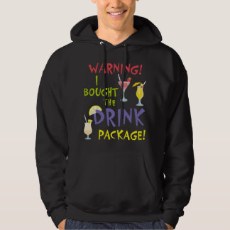 Moletom Cruise Funny Graphic Warning I Bought the Drink Pa