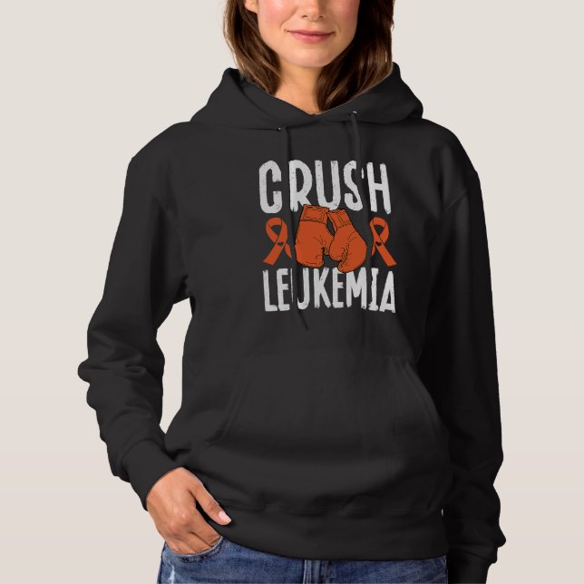 Moletom Crush Leukemia Chemotherapy Leukemia Awareness (Frente)