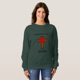 Moletom Cruz vermelha original (camisola das senhoras)