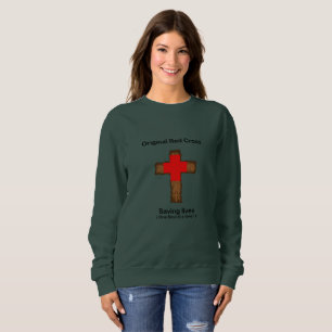 Moletom Cruz vermelha original (camisola das senhoras)