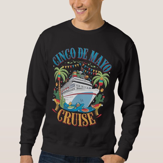 Moletom Cruzeiro do Cinco De Mayo México Navio Mexicano Fe (Frente)