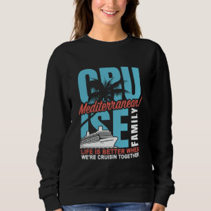 Moletom Cruzeiro Familiar no Mediterrâneo Roupa Combinando