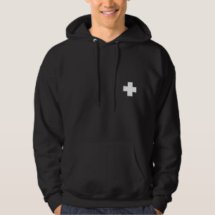 Moletom Cruzes do branco do hoodie da patrulha