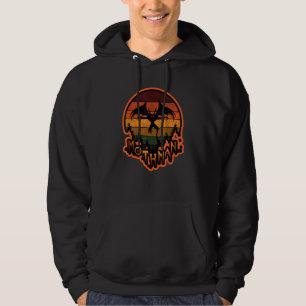 Moletom Cryptid Orange Vintage Moon Mothman Folklore