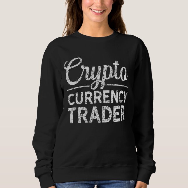 Moletom Crypto Currency Trader Cryptocurrency Blocchain C (Frente)