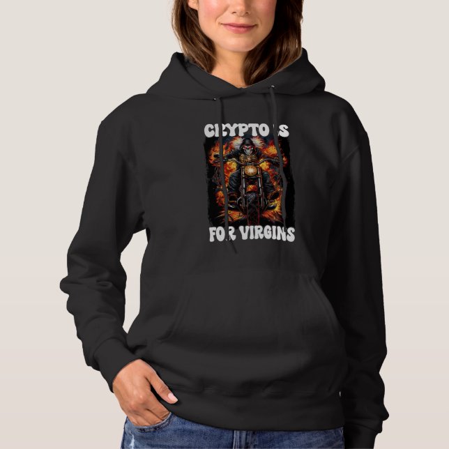 Moletom Crypto É Para Virgins Cringe Skeleton (Frente)