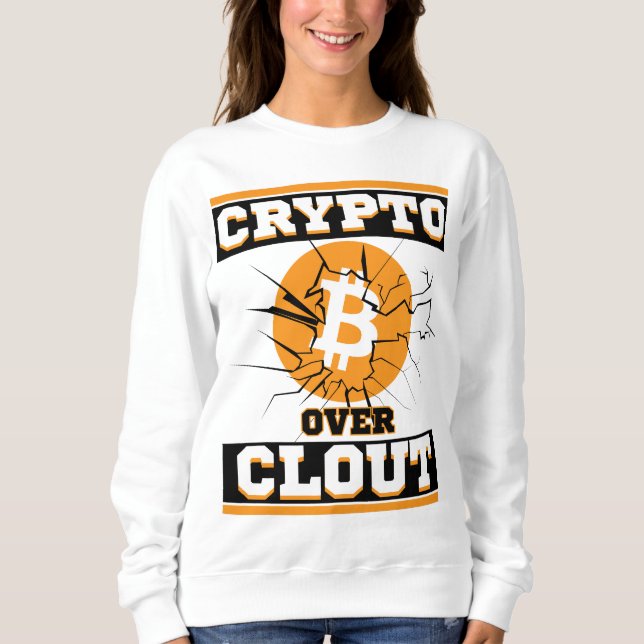 Moletom Crypto Over Clout™ O Flex que você não pode fingir (Frente)