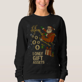 Moletom Crypto Sleigh Ride™ Natal para Stakers de ETH