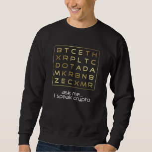 Moletom Cryptocurrency Blockchain Btc Eth I Speak S
