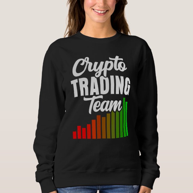 Moletom Cryptos do Comerciante da Crypto Trading Team (Frente)