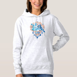 Moletom Crystal Blue Bunny and Blue Jay Heart