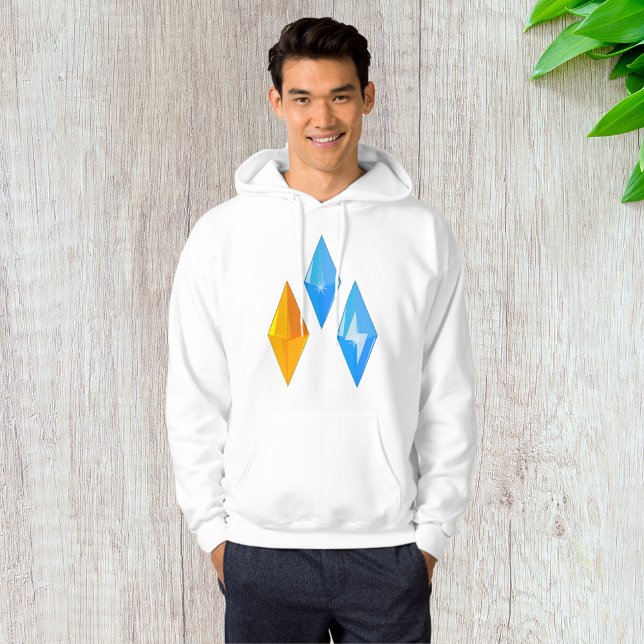 Moletom Crystal Gems Mens Hoodie (Criador carregado)