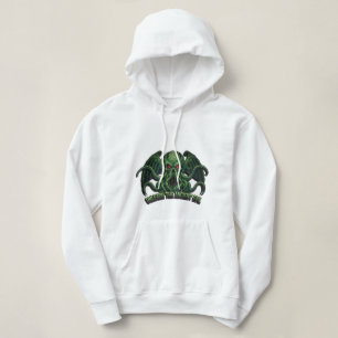 Moletom Cthulhu Graffiti 3D Crop Hoodie Streetwear Tenta