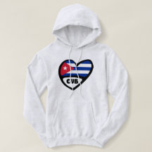 Cuba Country Code Flag Heart, CUB