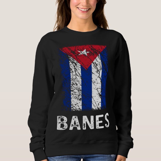 Moletom Cuban Flag Banes Cuban Pride (Frente)