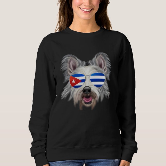 Moletom Cuban Flag Berger Picard Dog Cuba Pocket (Frente)