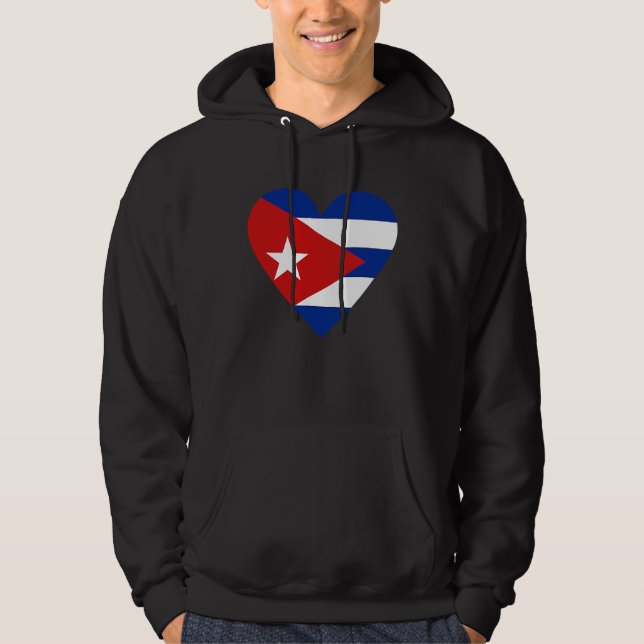 Moletom Cuban Flag Cuba Pride Cuba Travel Proud Cuban Cuba (Frente)