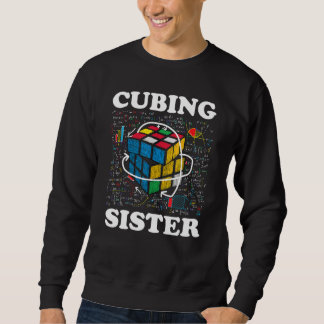 Moletom Cubing Sister Speed Cubing Math