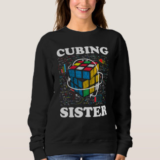 Moletom Cubing Sister Speed Cubing Math