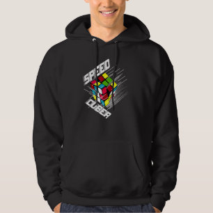 Moletom Cubo de Quebra-Cabeça Competitivo Speed Cuber Hobb