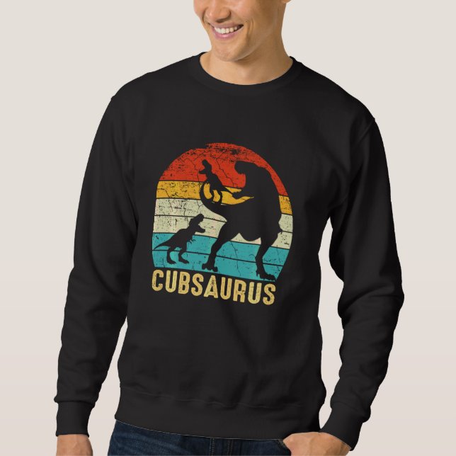 Moletom Cubsaurus T Rex Cub Dinossaur Matando Família Chri (Frente)