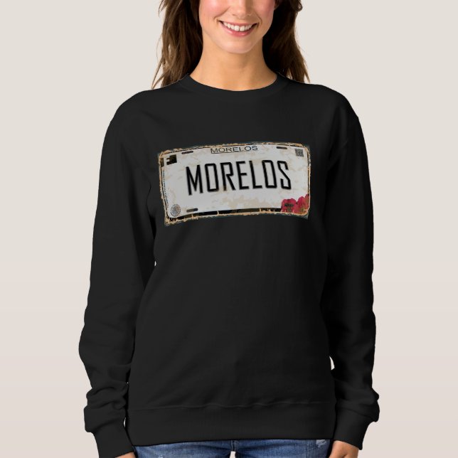 Moletom Cuernavaca Morelos México License Plate Aestético (Frente)
