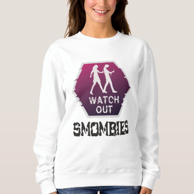 Moletom Cuidado com os Smombies (Frente)