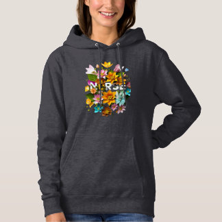 Moletom Cuidados Sangrentos - Homenagem Floral às Enfermei