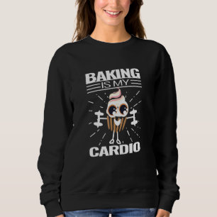 Moletom Cupcake de Baía Cardio Bakery Cozinhar de Muffin C