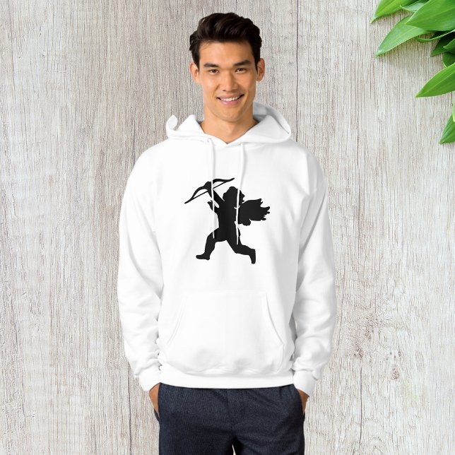 Moletom Cupid Silhouette Mens Hoodie (Criador carregado)