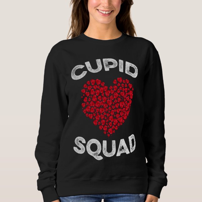 Moletom Cupid Squad T  Family and Couples Valentines Day (Frente)